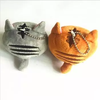 Милая маленькая кошка плюшевая игрушка кукла мультяшная кошка мягкая игрушка для девочки брелок сумка подвесная кукла 7 см свадебный подарок кукла