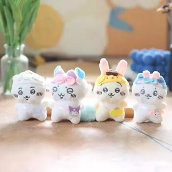 Милая маленькая плюшевая игрушка-подвеска в японском стиле Little Ba Usaqi, кукла-брелок Ji Kawa 12 cm