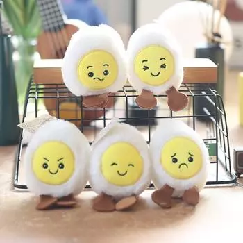 Милая маленькая подвеска в виде яйца, плюшевая игрушка, кукла, мини-сумка, подвесной брелок, тряпичная кукла, кукла 12 cm.