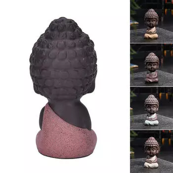 Милая маленькая статуэтка Будды, статуэтка монаха Татхагата, индийские скульптуры йоги и мандалы,