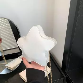 Милая маленькая сумка лето 2024 новая японская мультяшная звезда милая девушка иностранный стиль сумка через плечо цепочка чёрный