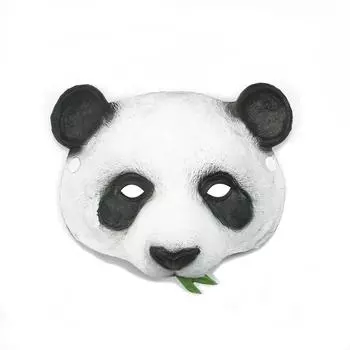 Милая маска панды из ПУ Хэллоуин Пасха Косплей Макияж Вечеринка Фестивали Реквизит Мероприятия