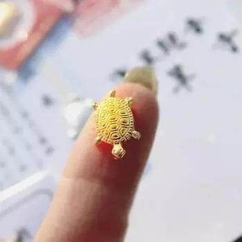 Милая медаль на удачу, красочная модная золотая черепаха, удача для создания ювелирных изделий, хорошая Ne E6C9 sakura-onesize