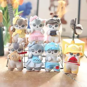 Милая милая акула кошка кулон плюшевая игрушка кукла котенок сумка подвесной брелок кукла кукла 15cm