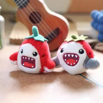 Милая милая акула с большим ртом, маленькая подвеска, плюшевая игрушка, кукла, школьный рюкзак, подвесное украшение, брелок, кукла, кукла 12cm