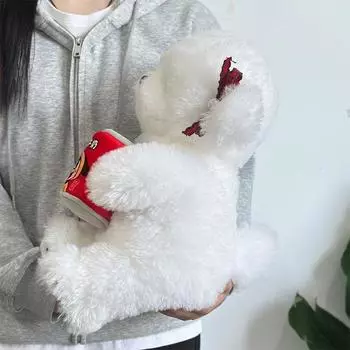 Милая милая бишондог плюшевая игрушка кукла девочка подарок собака кукла подушка кукла машина кукла 40cm