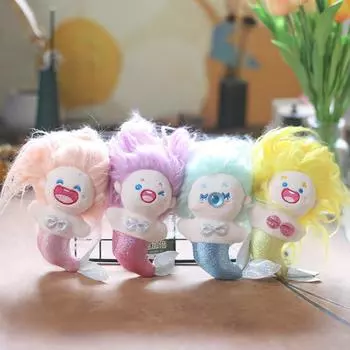 Милая милая хлопковая кукла, маленькая подвеска, плюшевая игрушка, кукла, сумка, подвесное украшение, брелок, кукла 12 cm.