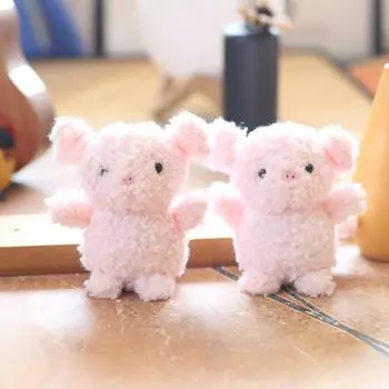 Милая милая кудрявая свинья кулон плюшевая игрушка кукла мультяшная сумка подвесной брелок кукла кукла 12Cm
