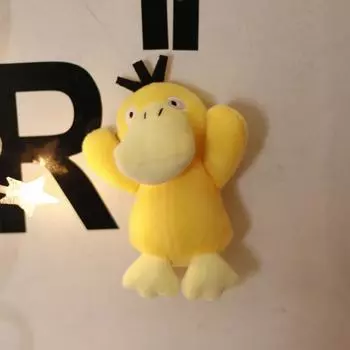 Милая милая кулон-утка Kida, плюшевая игрушка, кукла, маленькая желтая утка, мультяшная школьная сумка, подвесное украшение, брелок, кукла 12cm