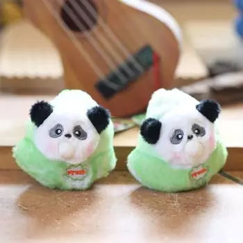 Милая милая маленькая панда подвеска плюшевая игрушка кукла гигантская панда сумка подвесное украшение брелок кукла кукла 11 cm