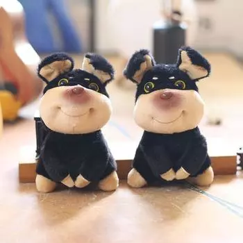 Милая милая пчелка собачка маленькая подвеска плюшевая игрушка кукла щенок сумка подвесное украшение брелок кукла кукла 13cm