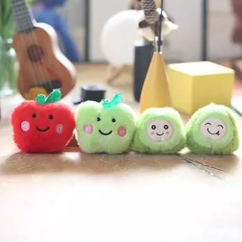 Милая милая плюшевая игрушка-подвеска в виде авокадо, кукла, маленькая сумка-яблоко, подвесной брелок, кукла 11Cm