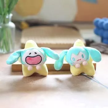 Милая милая подвеска Хацунэ Мику, плюшевая игрушка, кукла, мультяшная сумка, подвесное украшение, брелок, кукла, кукла 12cm