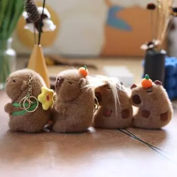 Милая милая подвеска Капибала плюшевая игрушка кукла сумка подвесное украшение брелок кукла кукла кукла 12 cm