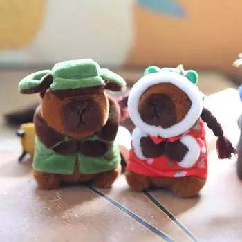 Милая милая подвеска Капибала плюшевая игрушка кукла мультяшная сумка подвесное украшение брелок кукла кукла 12cm