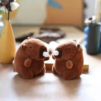 Милая милая подвеска Капибала плюшевая игрушка кукла мультяшная сумка подвесное украшение брелок кукла кукла 12 cm