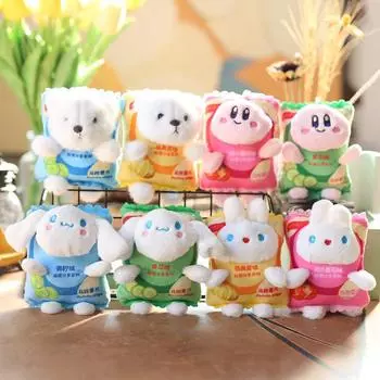 Милая Милая Подвеска Кролик Картофельные Чипсы Мягкая Игрушка Кукла Звезда: Тряпичная кукла в виде собаки Kabi Yugui 12Cm