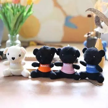 Милая Милая Толстовка Медведь Маленькая Подвеска Плюшевая Игрушка Кукла Медведь Сумка Подвесной Брелок Кукла Кукла 12 cm