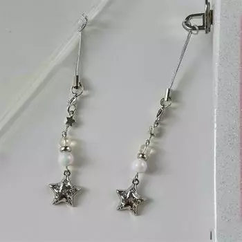 Милая милая звезда телефонные подвески кулон для женщин девочек креативный кавайный брелок сумка наушники чехол украшения аксессуары подарок