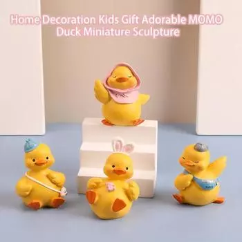 Милая миниатюрная скульптура красивой формы в различных стилях декоративная C жёлтый