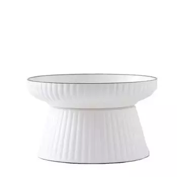 Милая миска для домашних животных, мультяшная кормушка для домашних животных, противоскользящая керамическая миска с одним горлом и одним горлом, миски для еды для собак и кошек, контейнер для питья для домашних животных