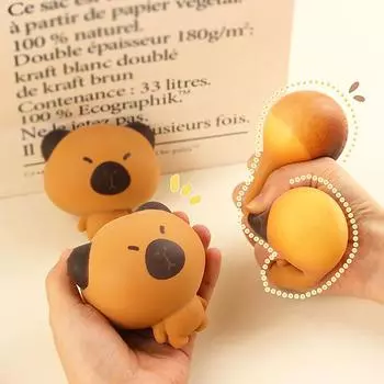 Милая модель декомпрессии Capibala Slow Rebound, игрушки, украшение для офисного стола 1 pcs