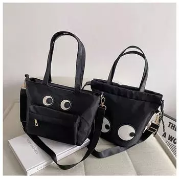 Милая модная забавная сумка через плечо 2024 года, новая универсальная повседневная сумка для шопинга, студенческая женская сумка-мессенджер