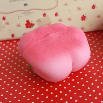 Милая мягкая игрушка-персик розового цвета, медленно растущий фрукт, подарочный декор, забавная игрушка, новинка, игрушка в подарок