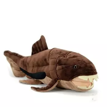 Милая мягкая плюшевая игрушка Dunkleosteus Terrelli, подарок, реалистичное животное, оригинальная модель, кукла-рыба, подарок 60x12x18cm