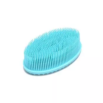 Милая мягкая силиконовая щетка для тела, мытье ванны, душ, отшелушивание кожи, подходит для ребенка