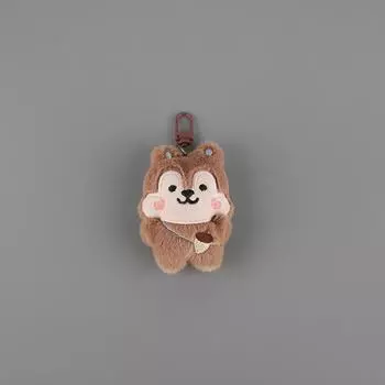 Милая мультяшная белка, плюшевая кукла, игрушки, брелок, школьная сумка, подвеска, украшения, аксессуары, подарки розовый