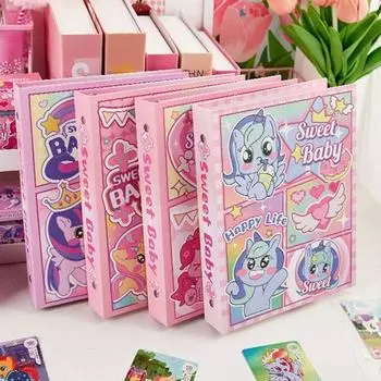 Милая мультяшная фотокарточка, коллекционная книга, держатель для фотоальбома с детскими идолами, маленькое хранилище для карточек Style 1