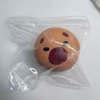 Милая мультяшная игрушка для снятия стресса Капибара, антистрессовые игрушки, детские эластичные отскакивающие игрушки, декомпрессионная сжимающая игрушка, подарки на вечеринку One Size