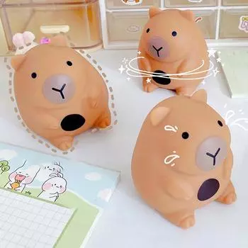 Милая мультяшная игрушка-щипок «Капибара Моти» Мягкая игрушка с медленным отскоком Игрушки для снятия стресса Подарки для расслабления рук plastic cement