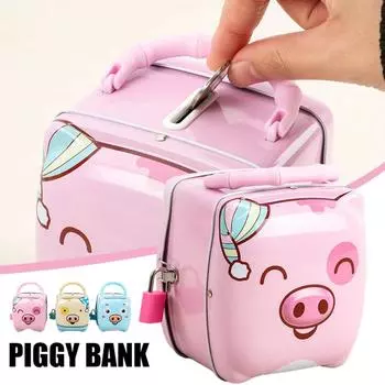 Милая мультяшная копилка, копилка, наличные, монеты, копилка, коллекционная, сберегательная, милая мультяшная копилка, милая SAL99 красный