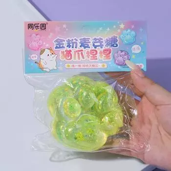 Милая мультяшная кошачья лапка мягкая игрушка моти сжимаемая игрушка медленно восстанавливающаяся игрушка для снятия стресса снятие стресса подарки для рук