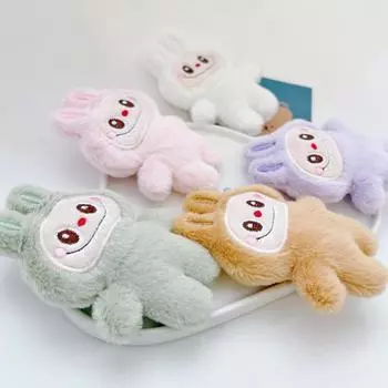 Милая мультяшная кукла Лабубу, плюшевая брошь, детские подарочные аксессуары и украшения, упаковка, значки, шарфы, одежда, сделай сам 5 синий