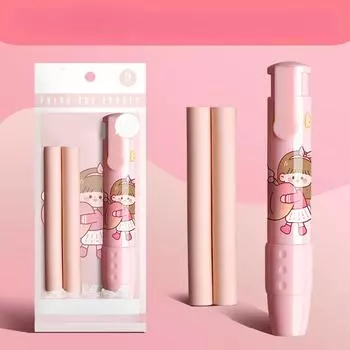 Милая мультяшная ластик-ручка с ластиком, милый медведь, кролик, динозавр, эскиз, карандашный ластик, принадлежности для школьников