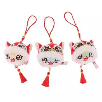 Милая мультяшная маленькая змея плюшевая игрушка кукла маленькая подвеска 2025 талисман года змеи плюшевая игрушка сумка подвеска кукла-талисман зодиака подарок зелёный