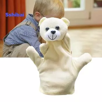 Милая мультяшная многоцветная плюшевая игрушка в форме панды в форме руки-для детей Frog_