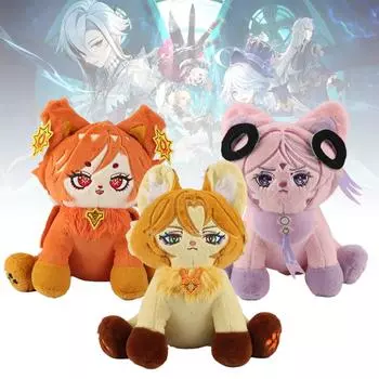 Милая мультяшная плюшевая игрушка аниме популярные игры Genshin Impact Mavuika Citlali плюшевая мягкая игрушка детская кукла подарок на день рождения на Хэллоуин 30cm розовый