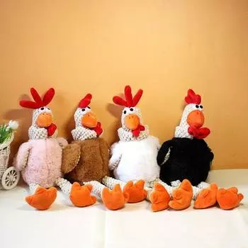 Милая мультяшная плюшевая игрушка цыпленок курица петух мягкая кукла детская игрушка подарок на день рождения 35cm белый