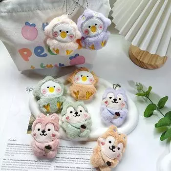 Милая мультяшная плюшевая кукла, игрушки, брелок, кулон, белка, пингвин, дизайн сумки, украшение, праздничный подарок для девочек, плюшевая мягкая игрушка as the picture
