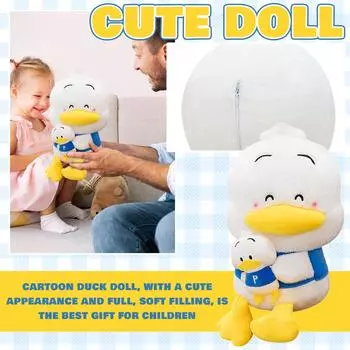 Милая мультяшная плюшевая кукла-подушка, детский компаньон, подарок на день рождения One Size