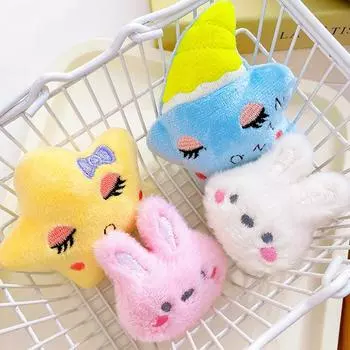 Милая мультяшная плюшевая звезда в виде маленького кролика брошь для женщин и девочек милые универсальные булавки кавайный корсаж одежда аксессуары подарки A2