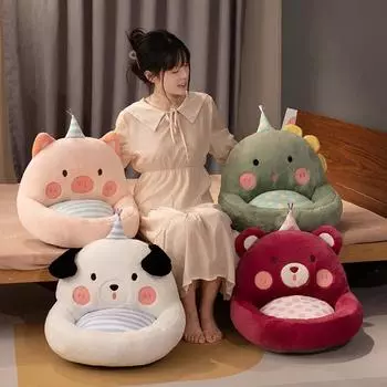 Милая мультяшная подушка PuTuan, ленивая на земле, офисное кресло, диван, спинка для эркера, бытовая интегрированная подушка-татами 55cm