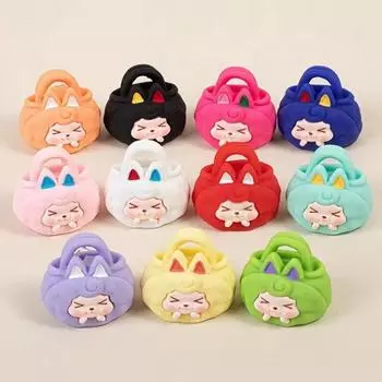 Милая мультяшная резиновая сумочка Кики брелок кулон креативные самодельные украшения аксессуары украшения для автомобиля модные игрушки подарки 1PCS
