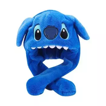 Милая мультяшная шляпа, шапка с прыгающими ушками, плюшевая шляпа, милая стильная шляпа One Size