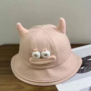 Милая мультяшная шляпа-ведро для женщин, весна-лето, для студентов, повседневная универсальная шляпа для умывания, для путешествий на открытом воздухе, шляпа от солнца M56-58cm белый