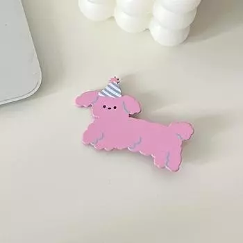 Милая мультяшная собака акриловая заколка для волос для женщин и девочек заколки для волос с животными индивидуальные милые заколки челки заколки аксессуары для волос